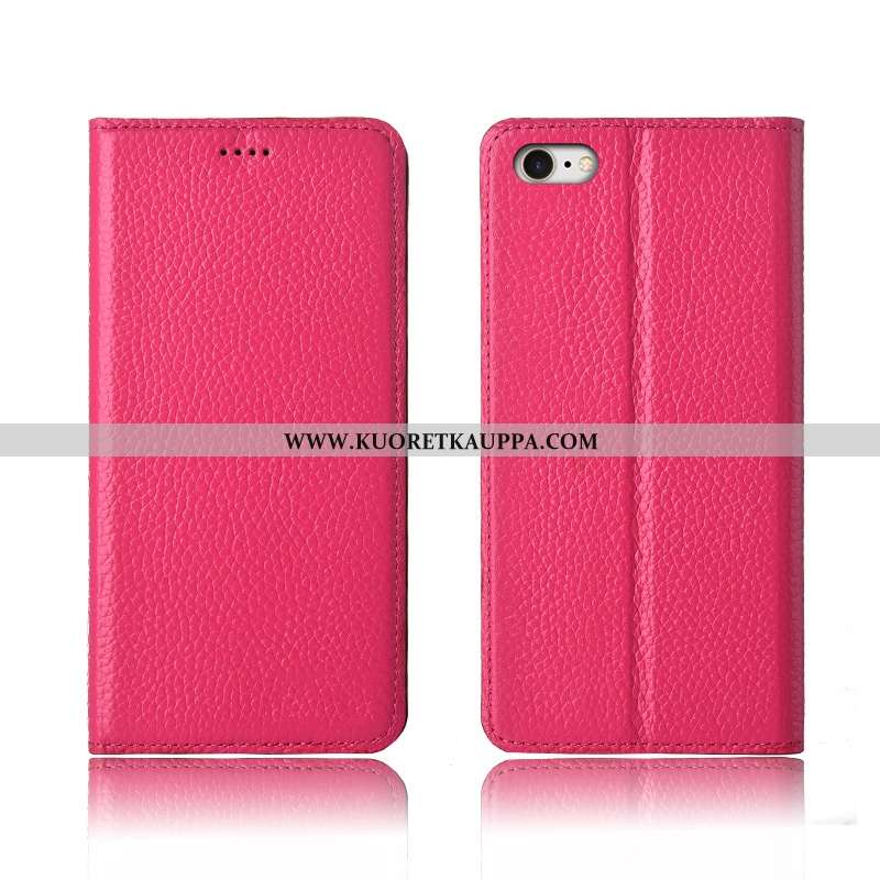 Kuori iPhone 8 Plus, Kuoret iPhone 8 Plus, Kotelo iPhone 8 Plus Suojaus Nahkakuori Uusi Pinkki