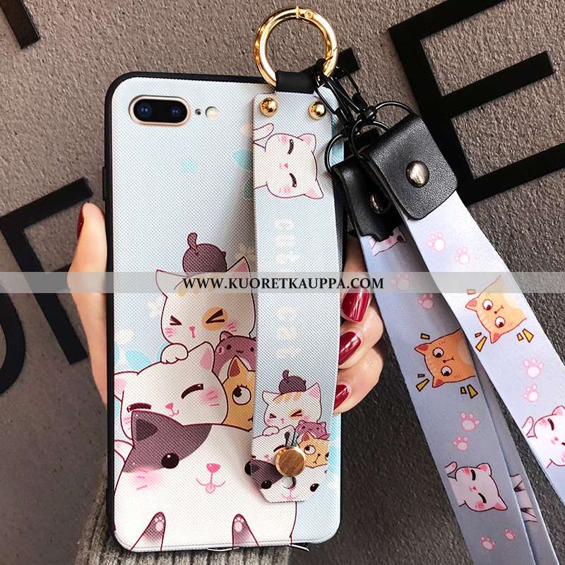 Kuori iPhone 8 Plus, Kuoret iPhone 8 Plus, Kotelo iPhone 8 Plus Suojaus Pesty Suede Silikoni Murtuma