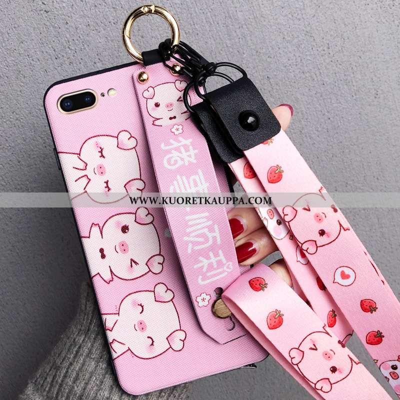 Kuori iPhone 8 Plus, Kuoret iPhone 8 Plus, Kotelo iPhone 8 Plus Suojaus Pesty Suede Silikoni Murtuma