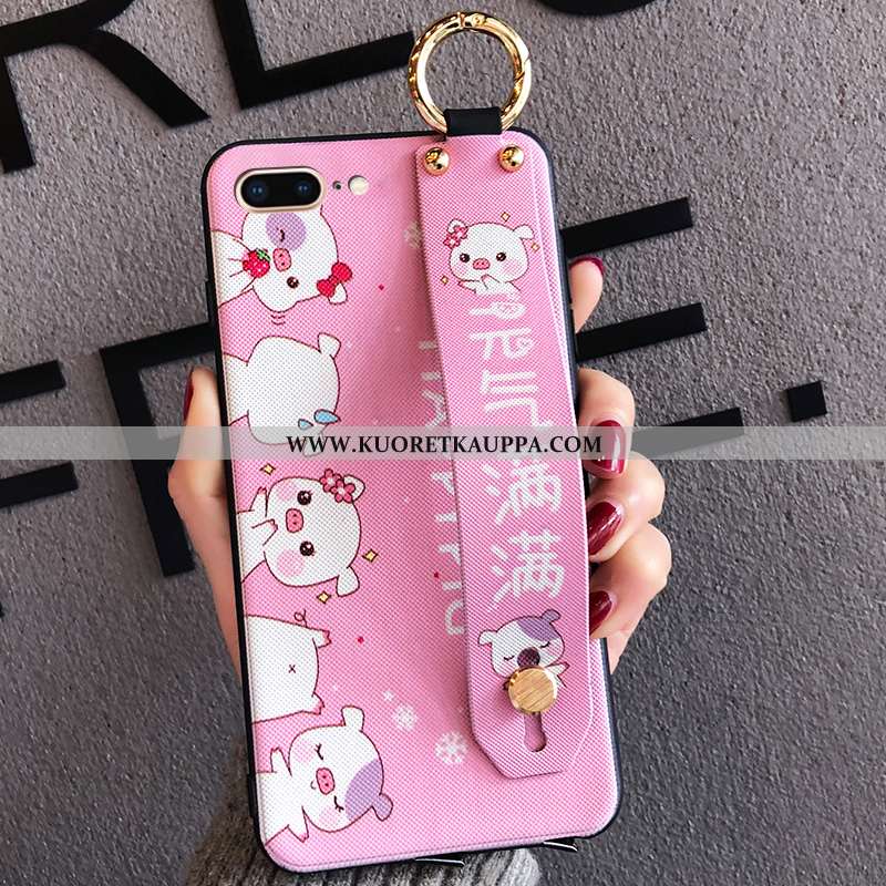 Kuori iPhone 8 Plus, Kuoret iPhone 8 Plus, Kotelo iPhone 8 Plus Suojaus Pesty Suede Silikoni Murtuma