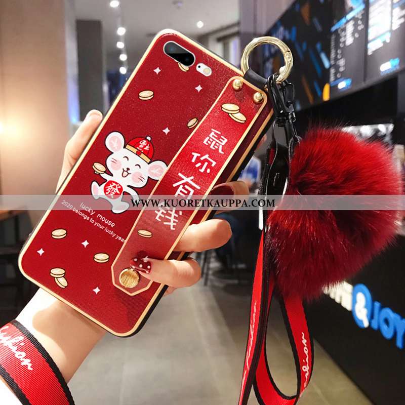 Kuori iPhone 8 Plus, Kuoret iPhone 8 Plus, Kotelo iPhone 8 Plus Suuntaus Luova Net Red Punainen Uusi