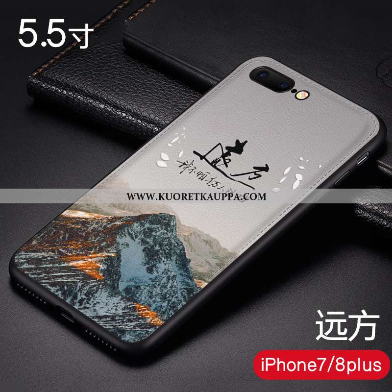Kuori iPhone 8 Plus, Kuoret iPhone 8 Plus, Kotelo iPhone 8 Plus Suuntaus Pehmeä Neste Kaunis Murtuma