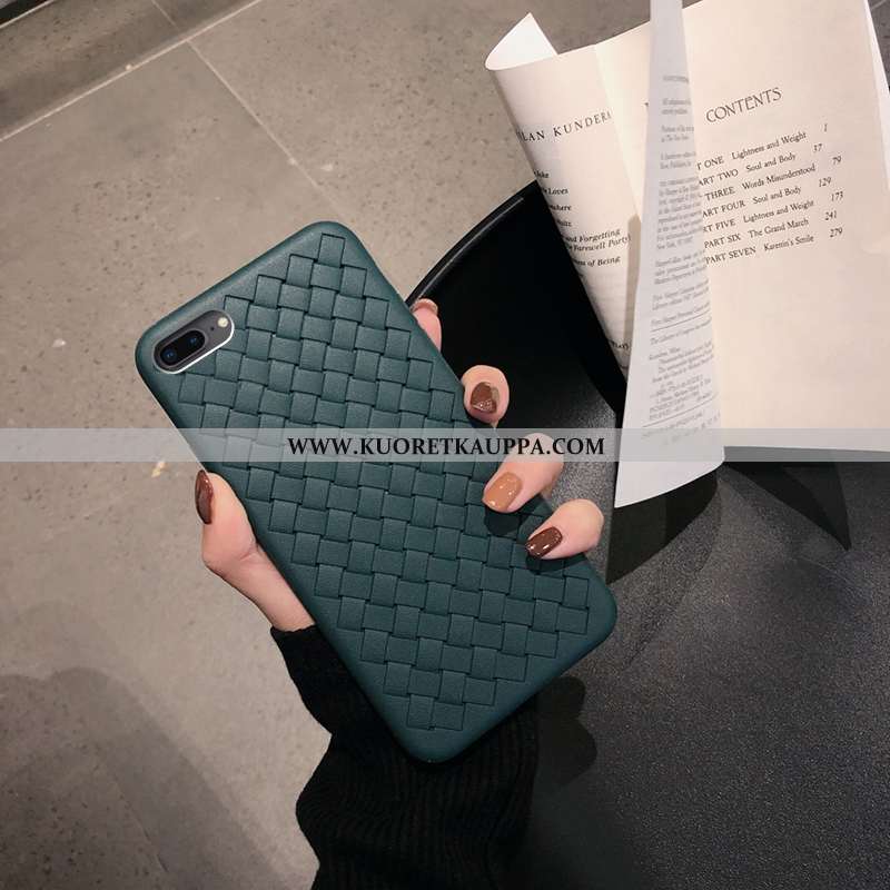 Kuori iPhone 8 Plus, Kuoret iPhone 8 Plus, Kotelo iPhone 8 Plus Suuntaus Pehmeä Neste Musta Säteilev