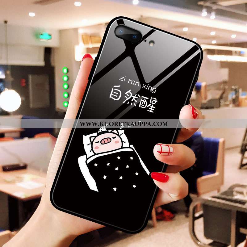 Kuori iPhone 8 Plus, Kuoret iPhone 8 Plus, Kotelo iPhone 8 Plus Ultra Lasi Sarjakuva Puhelimen Rakas