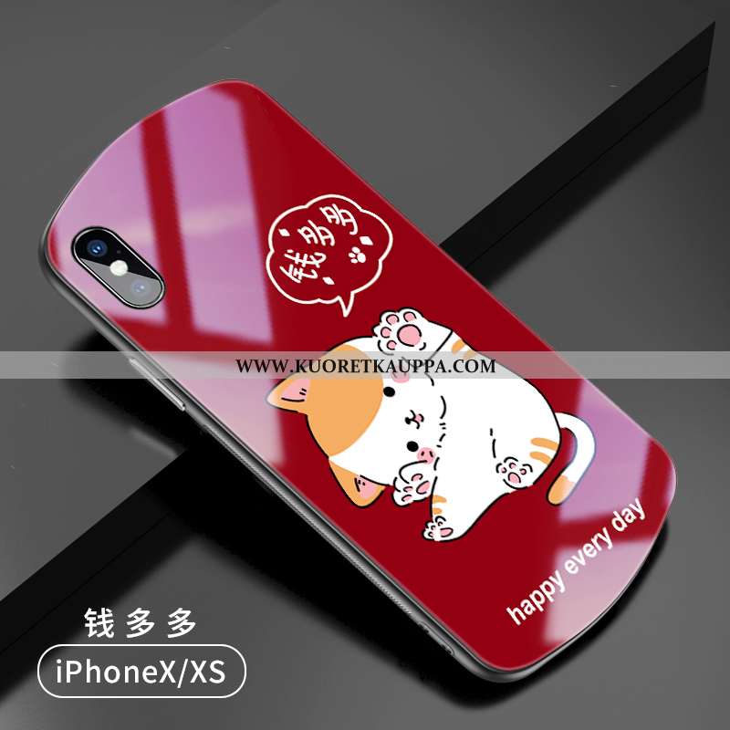 Kuori iPhone X, Kuoret iPhone X, Kotelo iPhone X Ihana Ultra Luova Punainen Murtumaton