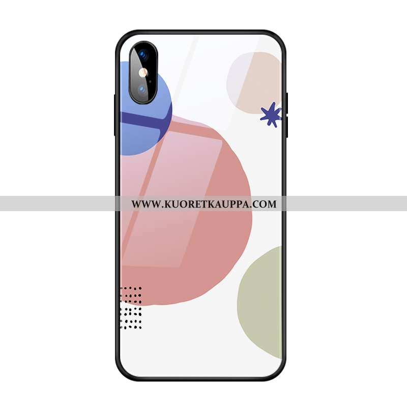 Kuori iPhone X, Kuoret iPhone X, Kotelo iPhone X Luova Suuntaus Peili Net Red Malli Pinkki