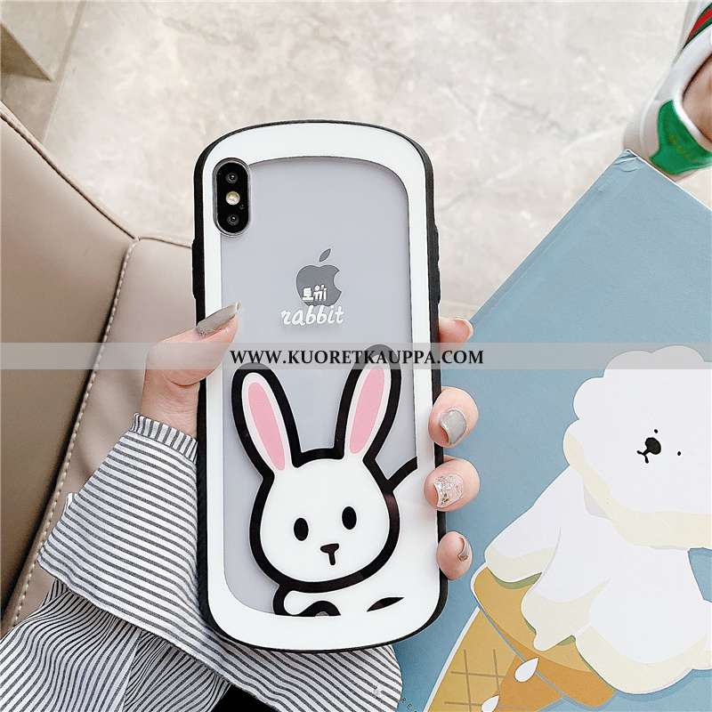 Kuori iPhone X, Kuoret iPhone X, Kotelo iPhone X Läpinäkyvä Persoonallisuus Murtumaton Jauhe Sarjaku