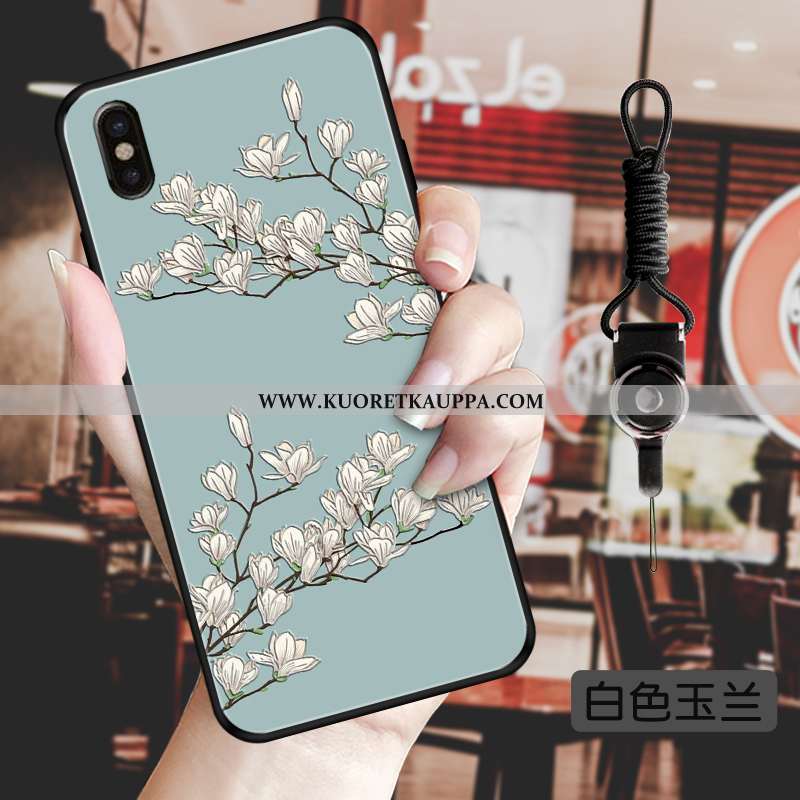 Kuori iPhone X, Kuoret iPhone X, Kotelo iPhone X Pehmeä Neste Silikoni Tuuli Kohokuviointi Murtumato