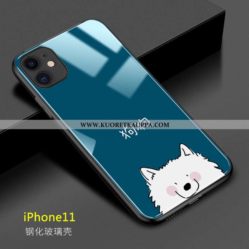 Kuori iPhone X, Kuoret iPhone X, Kotelo iPhone X Persoonallisuus Lasi Tummansininen Puhelimen Rakast