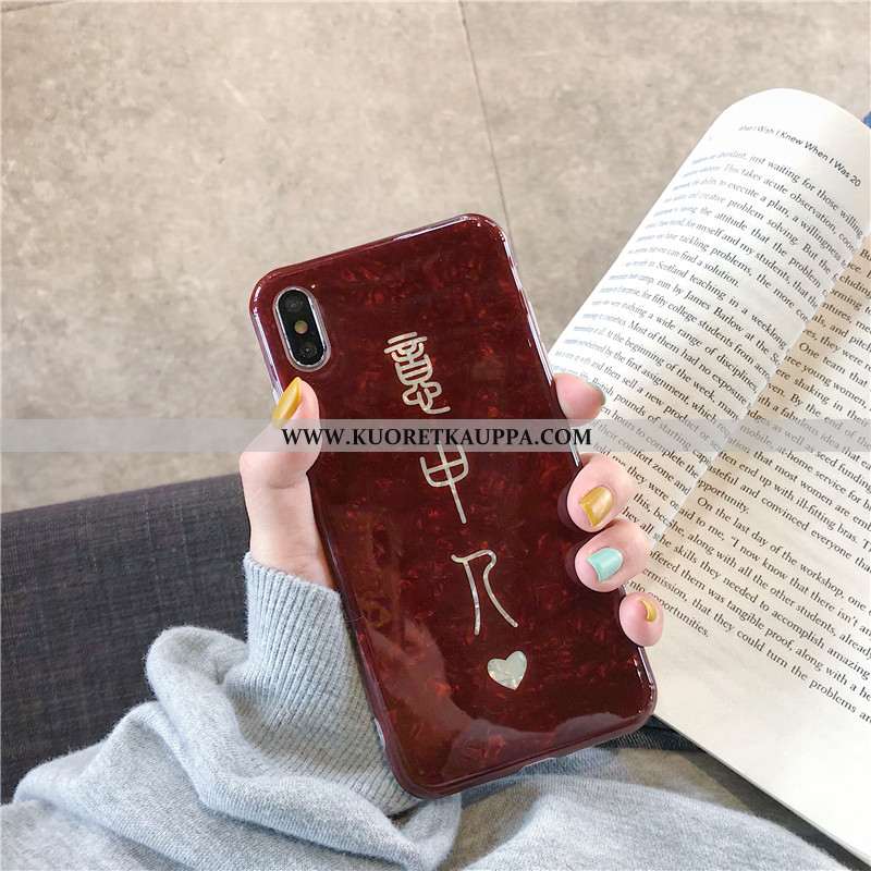 Kuori iPhone X, Kuoret iPhone X, Kotelo iPhone X Silikoni Persoonallisuus Kukkakuvio Rakastunut All 