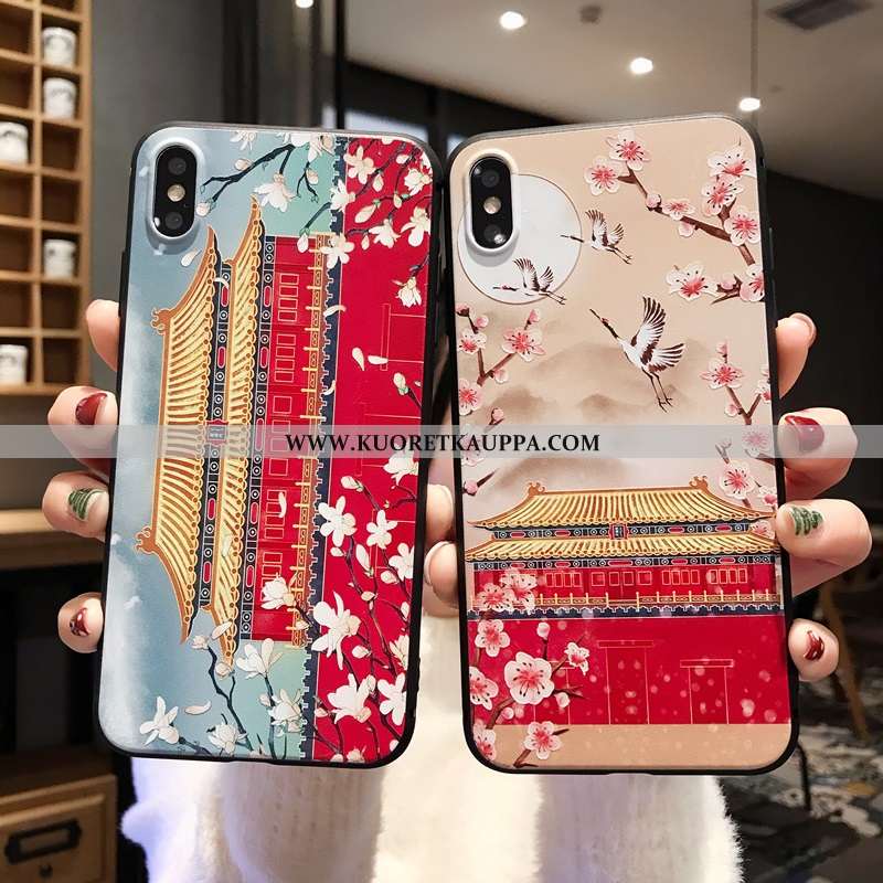 Kuori iPhone X, Kuoret iPhone X, Kotelo iPhone X Silikoni Ripustettavat Koristeet Puhelimen Pehmeä N