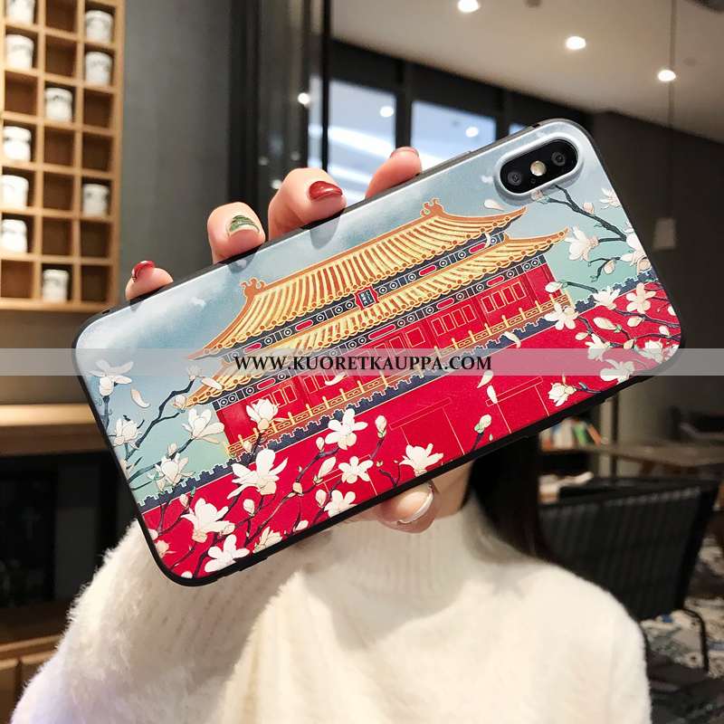 Kuori iPhone X, Kuoret iPhone X, Kotelo iPhone X Silikoni Ripustettavat Koristeet Puhelimen Pehmeä N