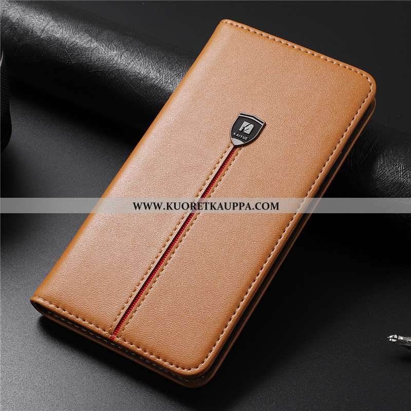 Kuori iPhone X, Kuoret iPhone X, Kotelo iPhone X Suojaus Nahkakuori Aito Nahka Uusi Punainen