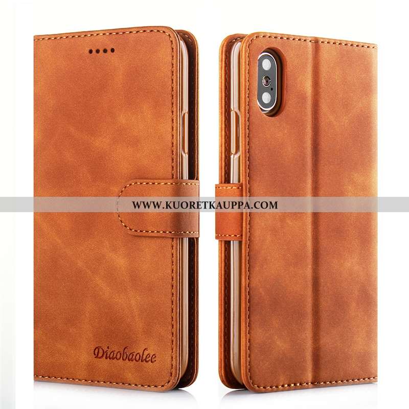 Kuori iPhone X, Kuoret iPhone X, Kotelo iPhone X Suojaus Nahkakuori All Inclusive Murtumaton Ylellis