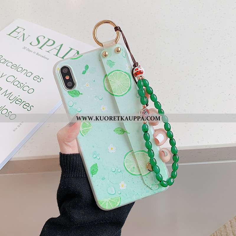 Kuori iPhone X, Kuoret iPhone X, Kotelo iPhone X Suojaus Pesty Suede Puhelimen Keltainen Kustannukse