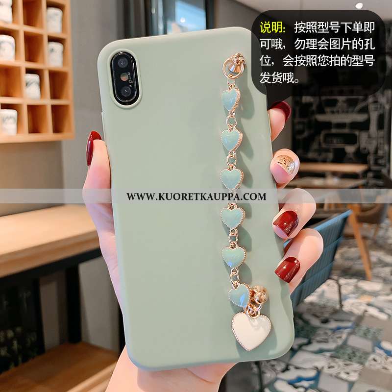 Kuori iPhone X, Kuoret iPhone X, Kotelo iPhone X Suojaus Tila Silikoni Murtumaton Suuntaus Pinkki