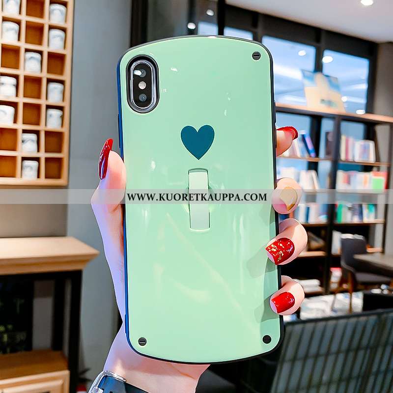 Kuori iPhone X, Kuoret iPhone X, Kotelo iPhone X Suuntaus Tila Puhelimen Rakkaus Jauhe Pinkki