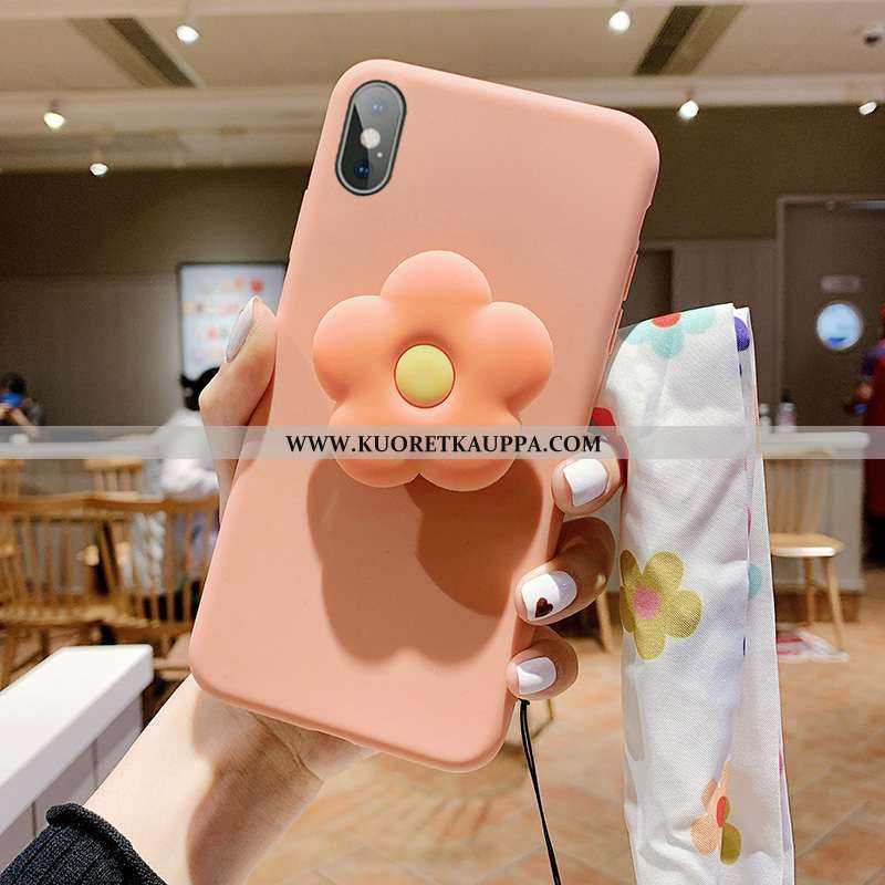 Kuori iPhone X, Kuoret iPhone X, Kotelo iPhone X Tila Suuntaus Rakastunut Tuki Net Red Keltaiset