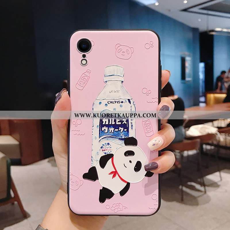 Kuori iPhone Xr, Kuoret iPhone Xr, Kotelo iPhone Xr Ihana Ultra Valo Sarjakuva All Inclusive Pinkki