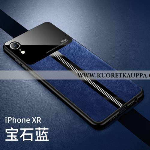 Kuori iPhone Xr, Kuoret iPhone Xr, Kotelo iPhone Xr Läpinäkyvä Pesty Suede Suojaus Kova Vihreä Turko