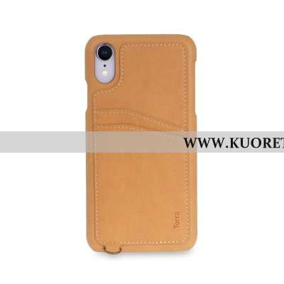 Kuori iPhone Xr, Kuoret iPhone Xr, Kotelo iPhone Xr Nahka Nahkakuori Puhelimen Ruskea