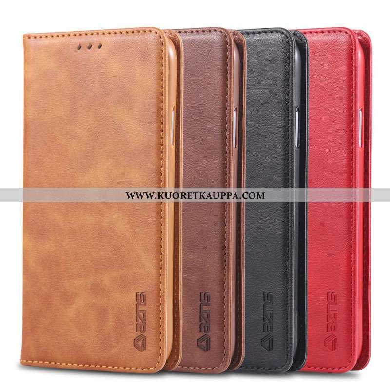 Kuori iPhone Xr, Kuoret iPhone Xr, Kotelo iPhone Xr Nahkakuori Pehmeä Neste All Inclusive Kortti Sim