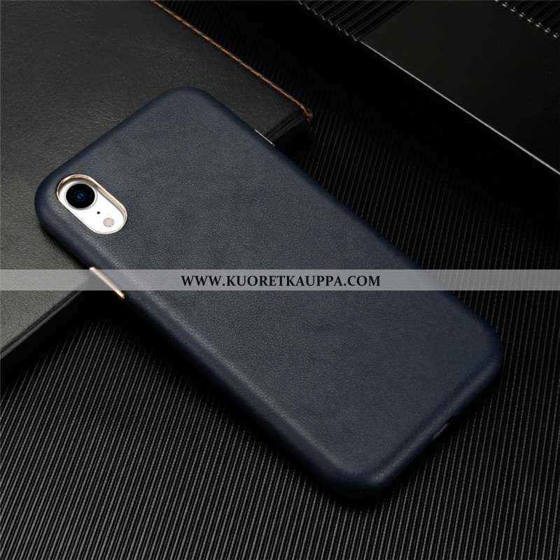 Kuori iPhone Xr, Kuoret iPhone Xr, Kotelo iPhone Xr Nahkakuori Persoonallisuus Aito Nahka Uusi Ruske
