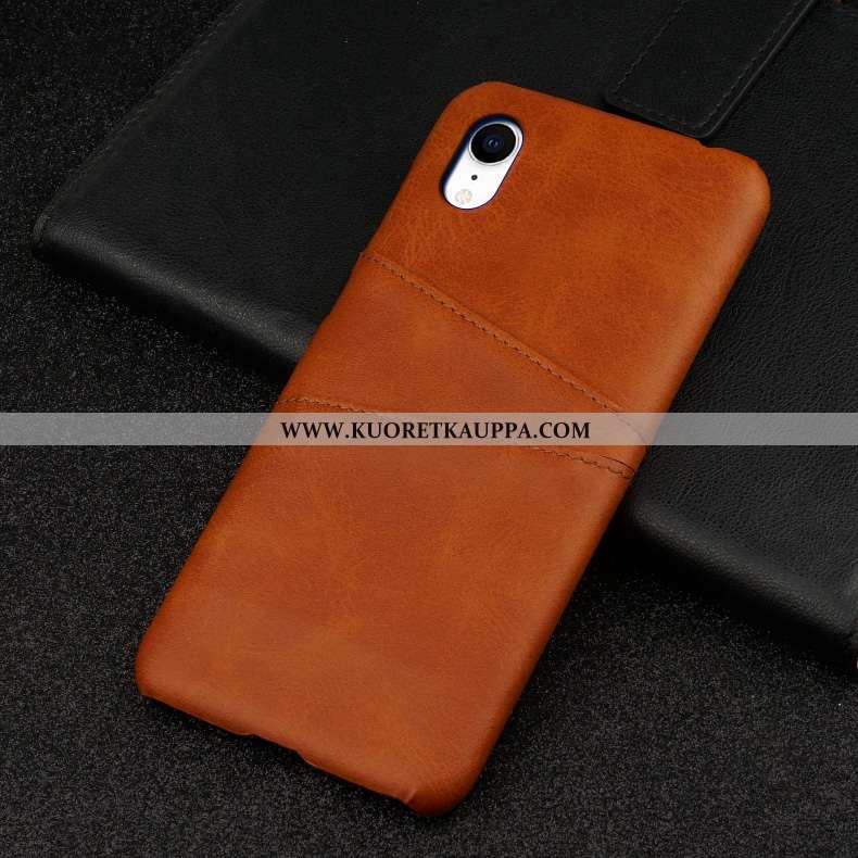 Kuori iPhone Xr, Kuoret iPhone Xr, Kotelo iPhone Xr Nahkakuori Tila Puhelimen Karkaisu Murtumaton Tu