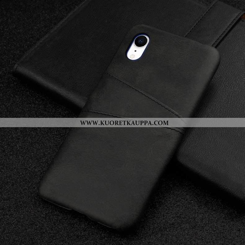 Kuori iPhone Xr, Kuoret iPhone Xr, Kotelo iPhone Xr Nahkakuori Tila Puhelimen Karkaisu Murtumaton Tu