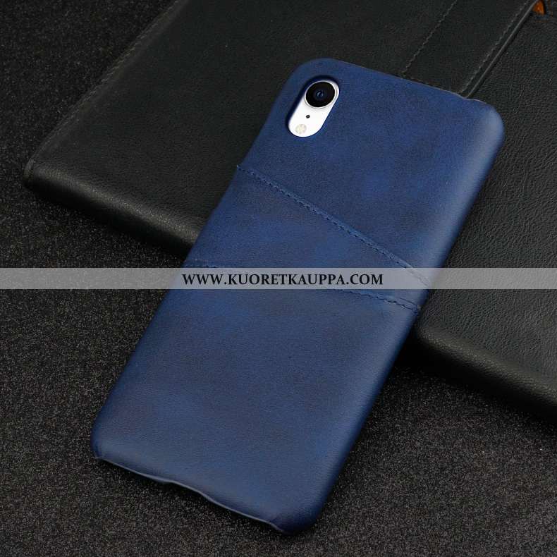 Kuori iPhone Xr, Kuoret iPhone Xr, Kotelo iPhone Xr Nahkakuori Tila Puhelimen Karkaisu Murtumaton Tu
