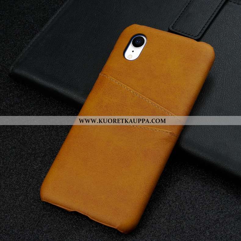 Kuori iPhone Xr, Kuoret iPhone Xr, Kotelo iPhone Xr Nahkakuori Tila Puhelimen Karkaisu Murtumaton Tu
