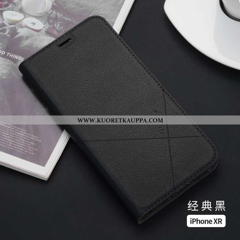 Kuori iPhone Xr, Kuoret iPhone Xr, Kotelo iPhone Xr Nahkakuori Ultra Pehmeä Neste Pinkki