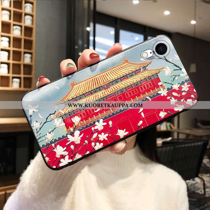 Kuori iPhone Xr, Kuoret iPhone Xr, Kotelo iPhone Xr Pehmeä Neste Silikoni Ripustettavat Koristeet No