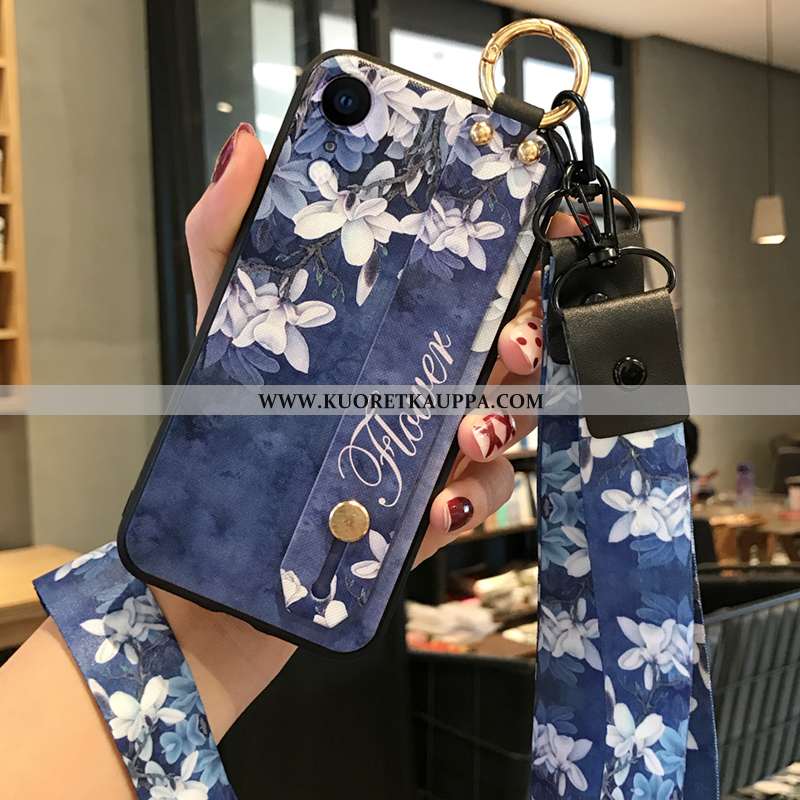 Kuori iPhone Xr, Kuoret iPhone Xr, Kotelo iPhone Xr Ripustettava Kaula Pehmeä Neste Vaalean Suojaus 