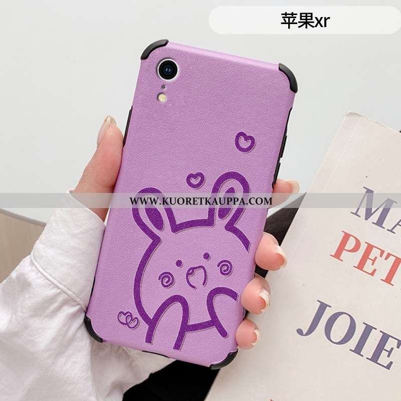 Kuori iPhone Xr, Kuoret iPhone Xr, Kotelo iPhone Xr Sarjakuva Ihana Suojaus Net Red Suuntaus Punaine