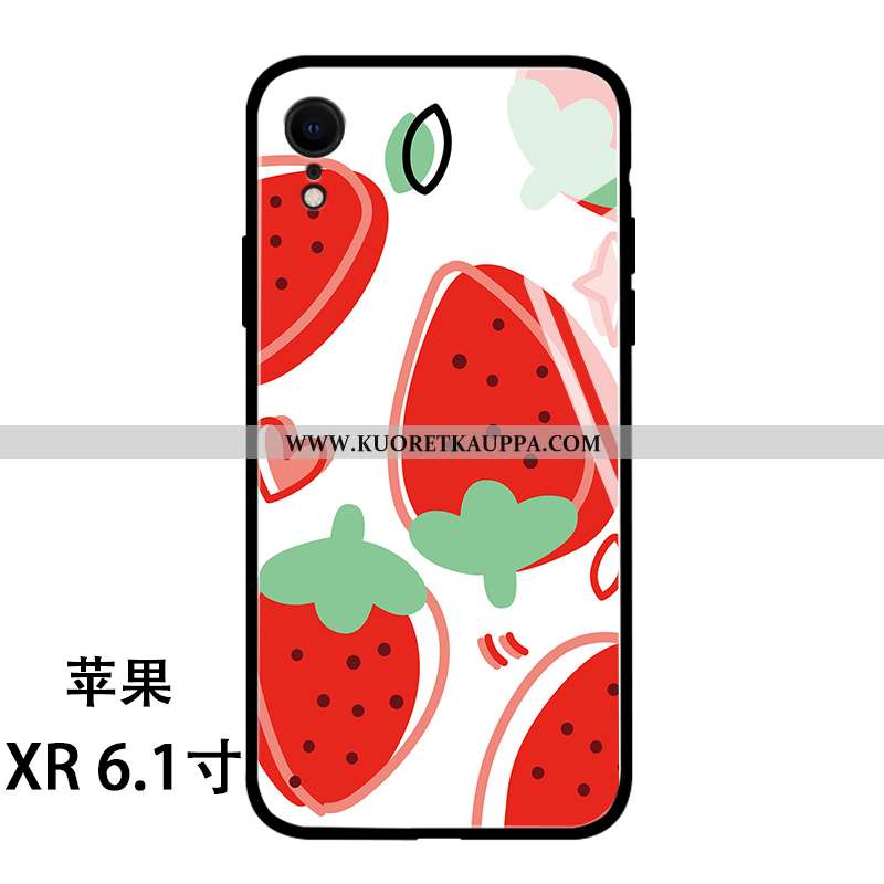 Kuori iPhone Xr, Kuoret iPhone Xr, Kotelo iPhone Xr Silikoni Lasi Rakastunut Valkoinen Kustannukset