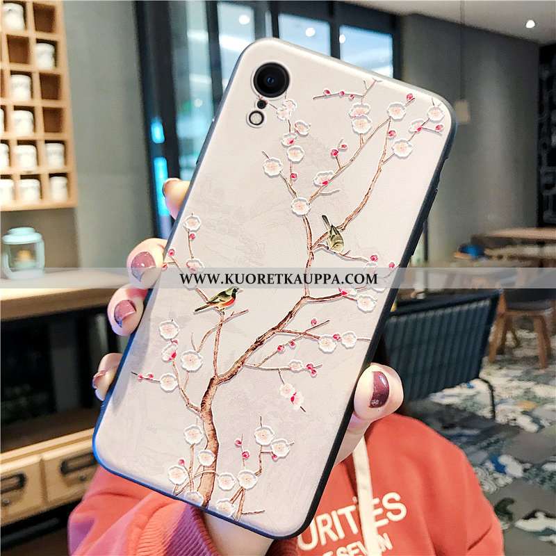 Kuori iPhone Xr, Kuoret iPhone Xr, Kotelo iPhone Xr Silikoni Pesty Suede Puhelimen Rakastunut Kiinal
