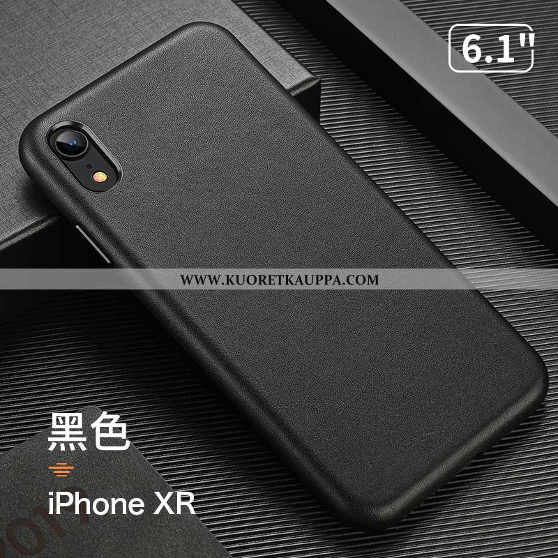 Kuori iPhone Xr, Kuoret iPhone Xr, Kotelo iPhone Xr Suojaus Nahkakuori Liiketoiminta Valo Beige