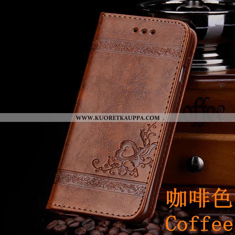 Kuori iPhone Xr, Kuoret iPhone Xr, Kotelo iPhone Xr Suojaus Nahkakuori Uusi Punainen