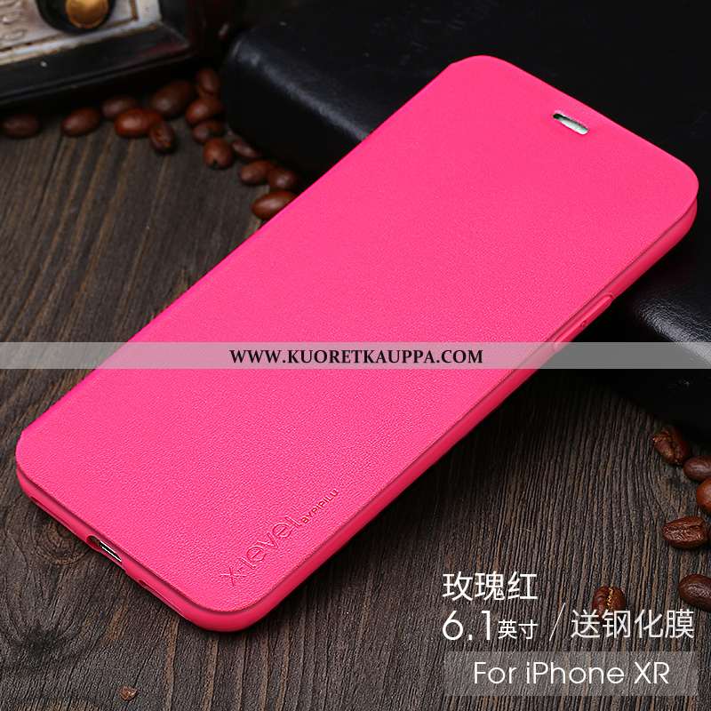 Kuori iPhone Xr, Kuoret iPhone Xr, Kotelo iPhone Xr Valo Suojaus Punainen All Inclusive Pinkki