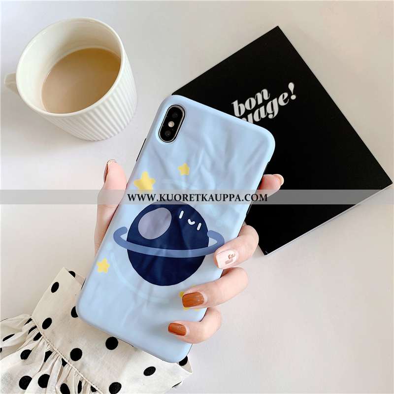 Kuori iPhone Xs, Kuoret iPhone Xs, Kotelo iPhone Xs Kukkakuvio Suojaus Luova Taittaa Murtumaton Pink