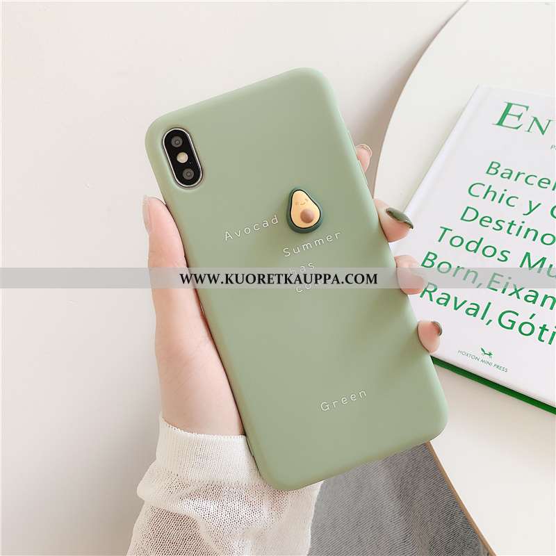 Kuori iPhone Xs, Kuoret iPhone Xs, Kotelo iPhone Xs Luova Pehmeä Neste Silikoni Pieni All Inclusive 