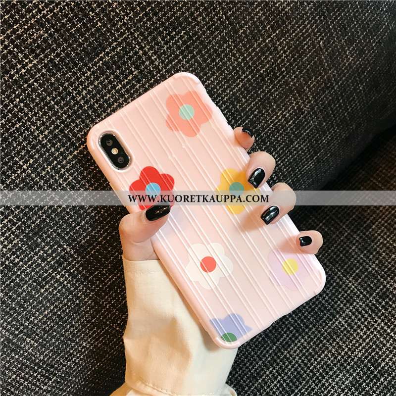 Kuori iPhone Xs, Kuoret iPhone Xs, Kotelo iPhone Xs Luova Pehmeä Neste Valkoinen Murtumaton Silikoni