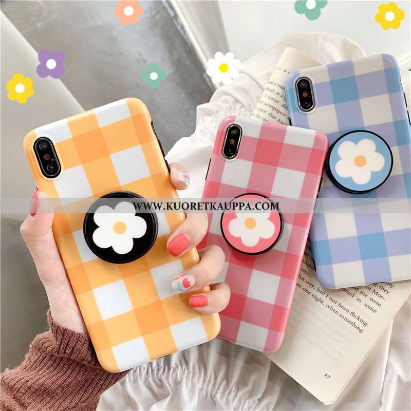 Kuori iPhone Xs, Kuoret iPhone Xs, Kotelo iPhone Xs Pehmeä Neste Silikoni Murtumaton Suojaus Pinkki