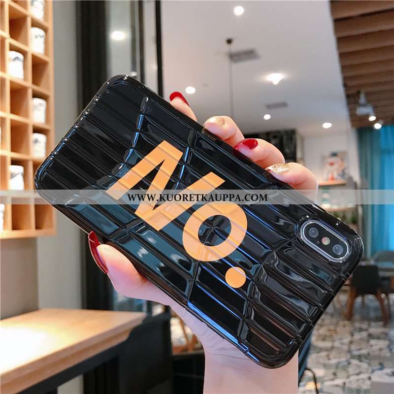 Kuori iPhone Xs, Kuoret iPhone Xs, Kotelo iPhone Xs Pehmeä Neste Silikoni Suuntaus Murtumaton Luova 