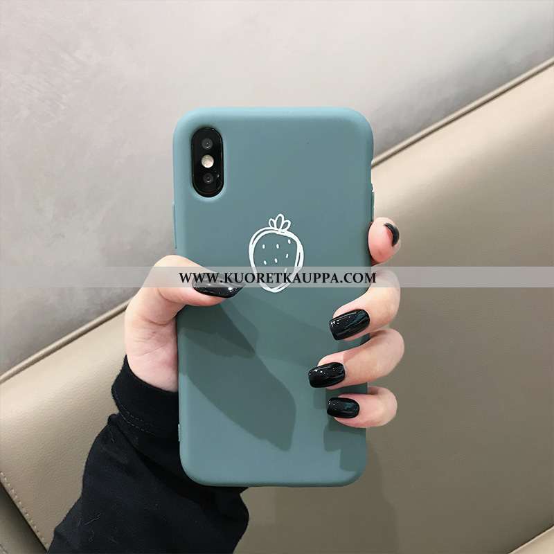 Kuori iPhone Xs, Kuoret iPhone Xs, Kotelo iPhone Xs Pehmeä Neste Suojaus Rakastunut Puhelimen Pinkki