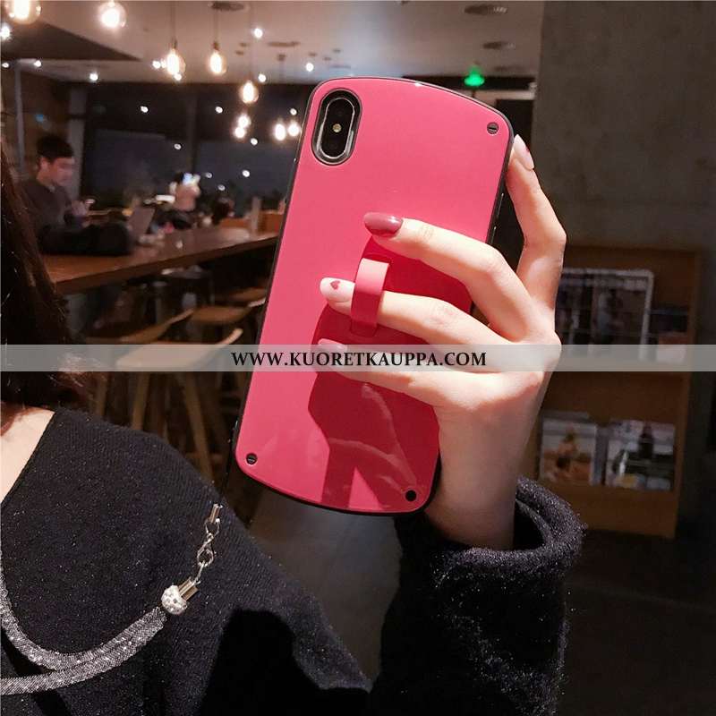 Kuori iPhone Xs, Kuoret iPhone Xs, Kotelo iPhone Xs Pehmeä Neste Uusi Murtumaton Punainen