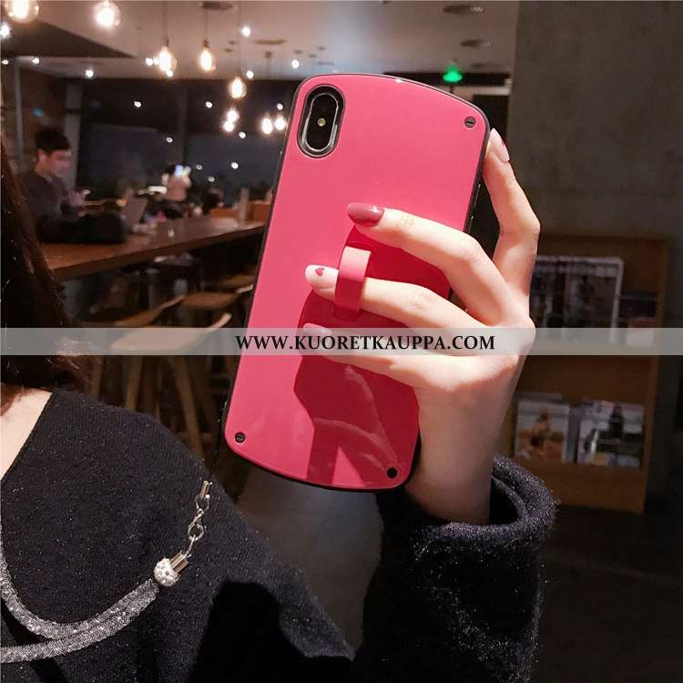 Kuori iPhone Xs, Kuoret iPhone Xs, Kotelo iPhone Xs Pehmeä Neste Uusi Murtumaton Punainen