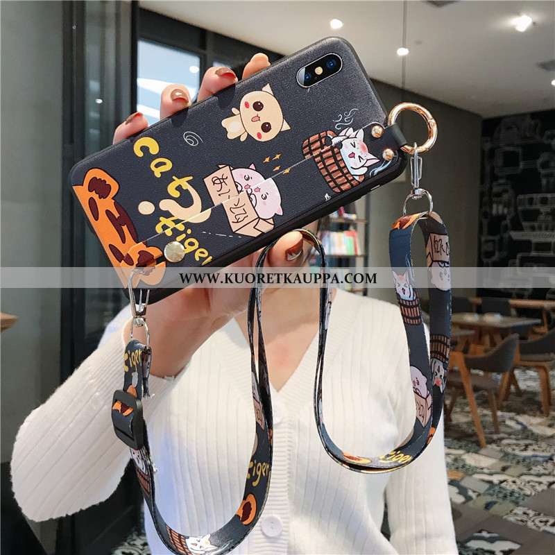 Kuori iPhone Xs, Kuoret iPhone Xs, Kotelo iPhone Xs Pehmeä Neste Valo Ripustettavat Koristeet Net Re