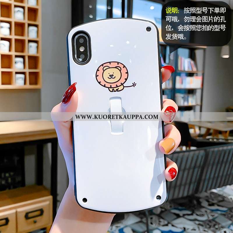 Kuori iPhone Xs, Kuoret iPhone Xs, Kotelo iPhone Xs Persoonallisuus Luova Murtumaton Sarjakuva Viole